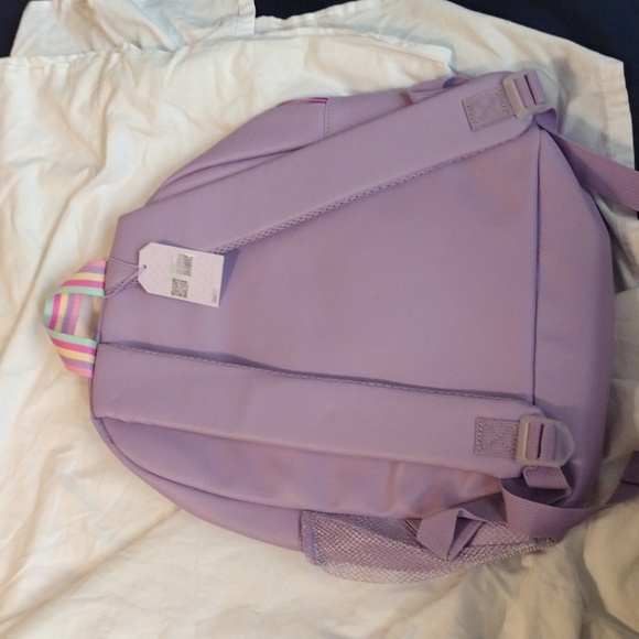 OMG Accessories Girl’s Bella Ombré Butterfly Crown Large Glitter Backpack - Picture 3 of 11